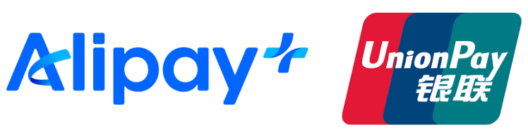 Alipay and UnionPay logo